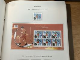Kleinbogen mit Ausgabetag Stempel 7.5.2006 Bern