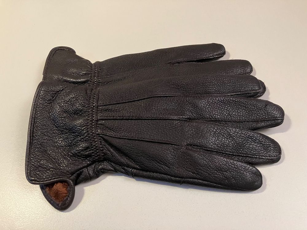 2 Paar Lammfell Handschuhe Damen Winter Lederhandschuhe Gefttert -  Touchscreen (Schwarz, Rosa) Warme Damenhandschuhe Winter
