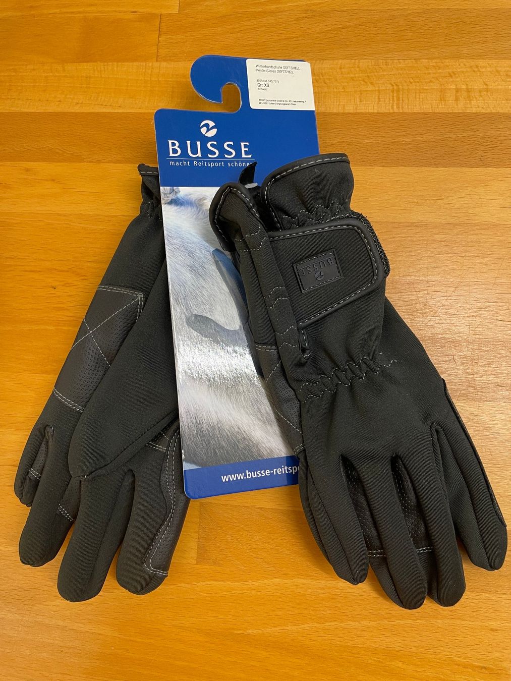 Guanti & manicotti: Busse Winterhandschuhe Softshell, Gr. XS, schwarz – Nuovo e nell'imballaggio originale da Grüt (Gossau ZH) venduto da ecirtaeb56