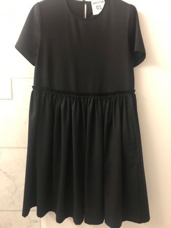 Kleid schwarz - Semicouture, Gr. IT38 (geräumig geschnitten)