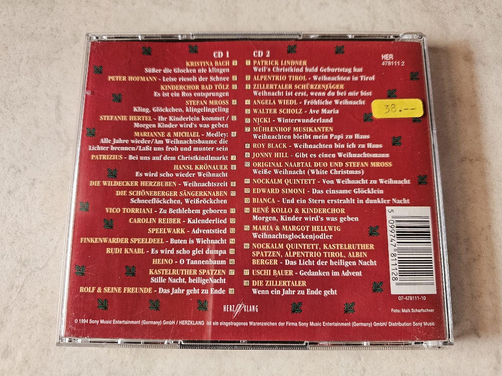 CD: Weihnachten mit Carolin Reiber  /  2 CD – Usato da Schneisingen venduto da backstore24 1