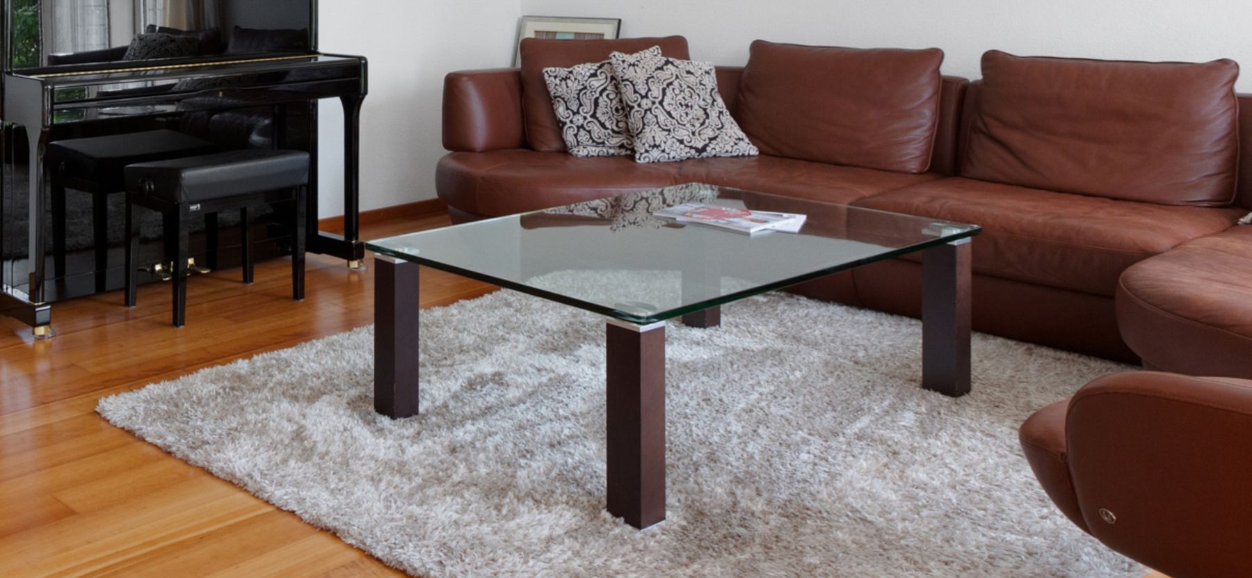 Tables: Couchtisch / Salontisch aus Glas – D'occasion à Schaffhausen par onetheroad2017 1