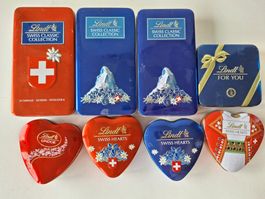 Lindt Dosen-Set, Sammlerstücke, 8 Stück