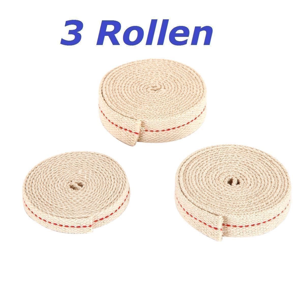Bougies: Öllaternendocht Baumwolldocht 3 Rollen – Neuf (Voir description) à Thun par coverall