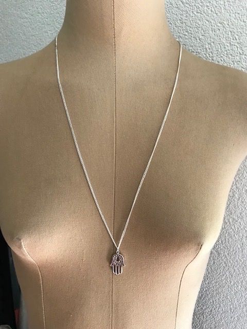 Catenine: Silberkette, Fatima Hand Kette, Silber 925 – Usato da Hindelbank venduto da vey_t 1