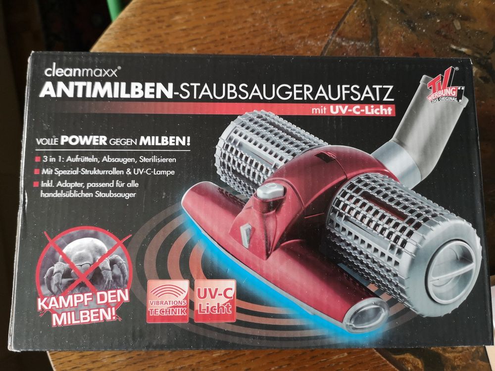 Antimilben Staubsauger Aufsatz m UV Sterilisation Vibration (Neu (gemss  Beschreibung)) in Kloten fr CHF 30  mit Lieferung auf Ricardo kaufen