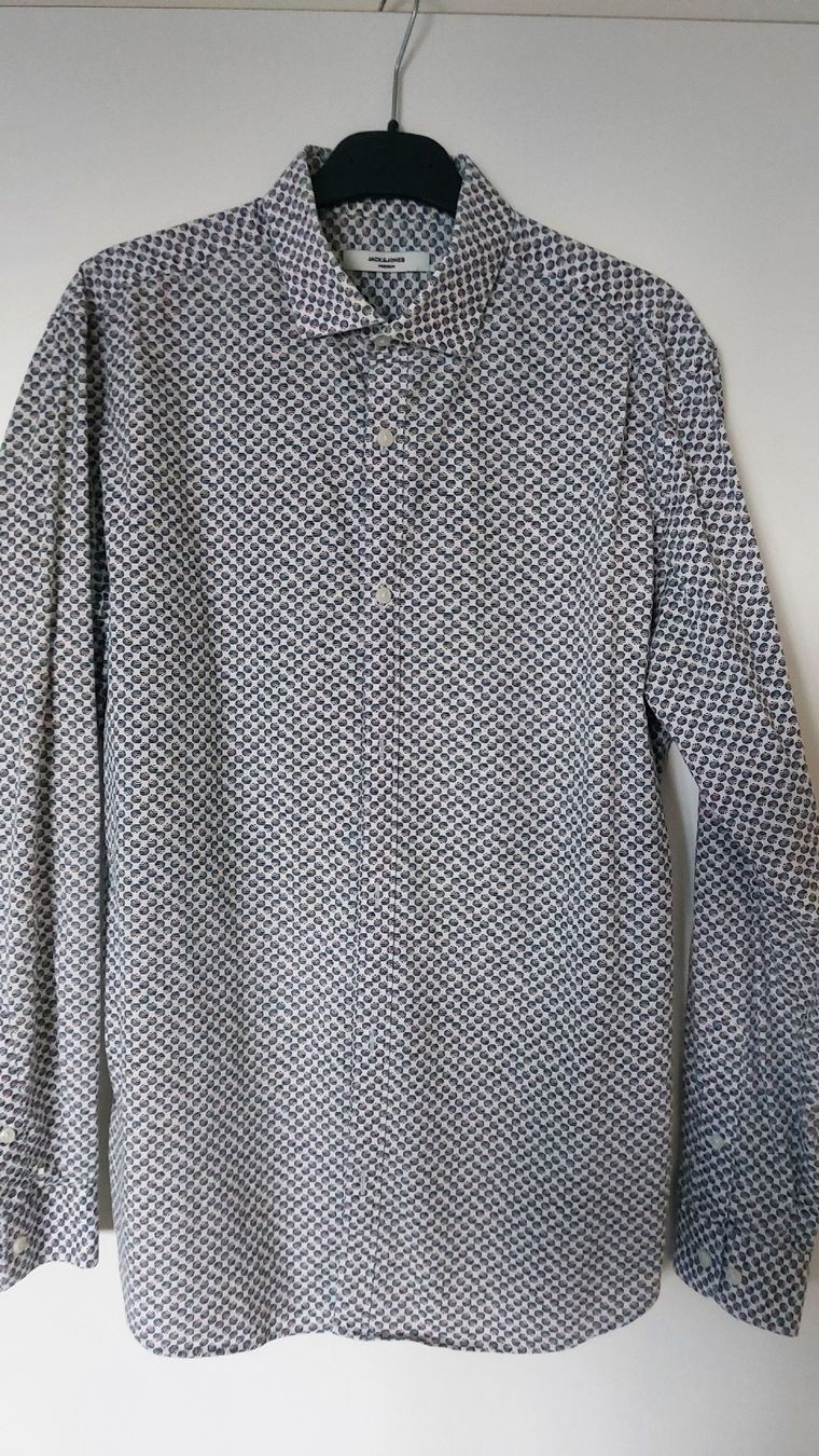 Camicie: Jack & Jones Hemd mit Muster langarm Größe M – Nuovo (secondo la descrizione) da Rain venduto da Lillyfra