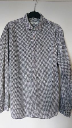 Jack & Jones Hemd mit Muster langarm Größe M