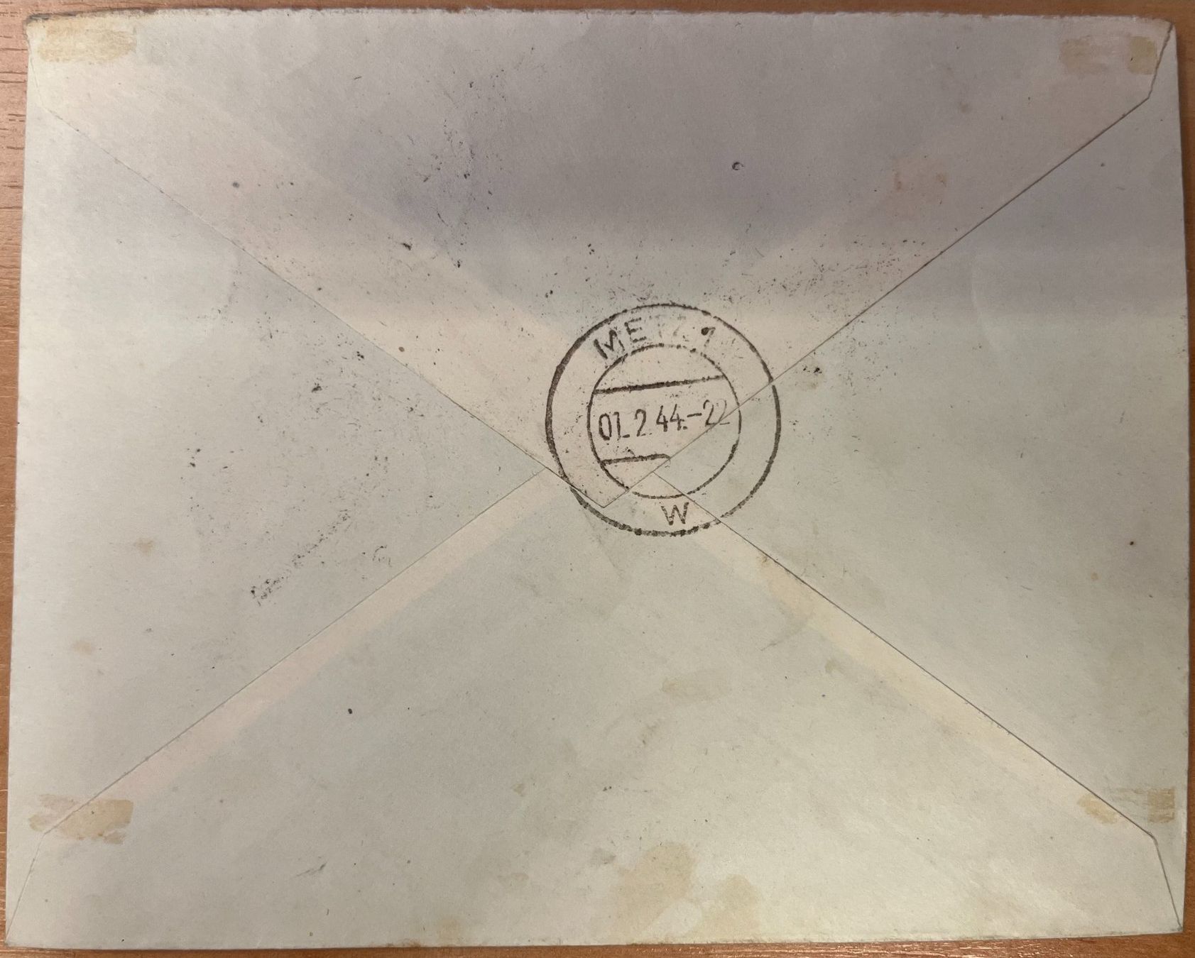 Couverts & Versandtaschen: Lettre recommandée 31.01.1944 en Moselle – Gebraucht aus Matran von Bridge-Mania 6