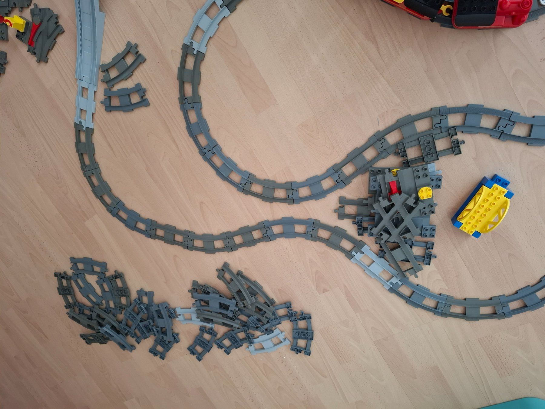 Lego Giocattoli: Grosses Lego Duplon Eisenbahn Set – Usato da Heimberg venduto da Wendel1 5