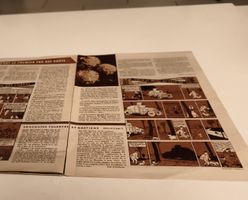 BD ancien planches par Hergé magazine 1954