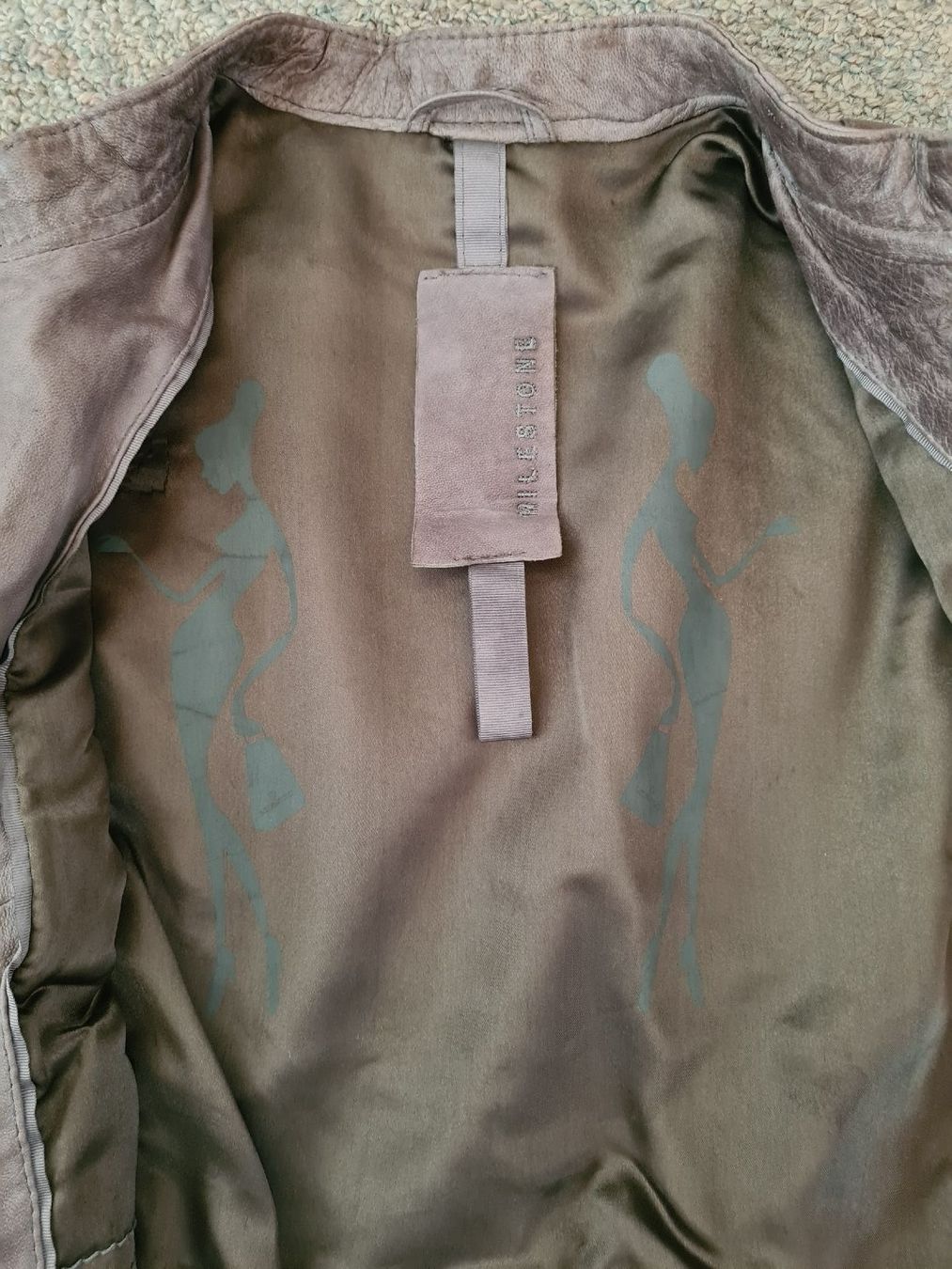Giacche: MILESTONE LEDERJACKE TAUPE GR.38 – Nuovo (secondo la descrizione) da Adlikon venduto da jahr01 1
