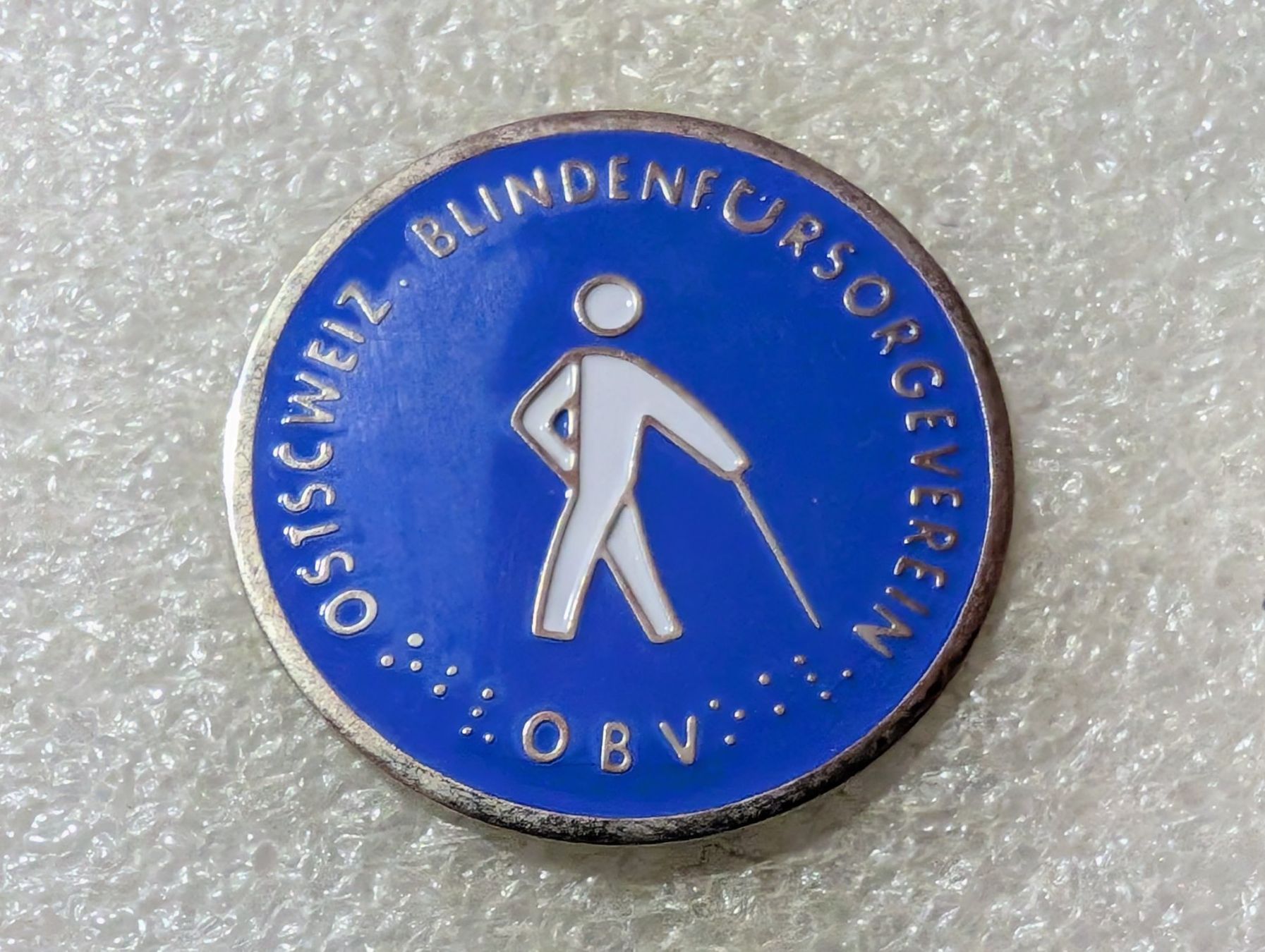 Placchette & Badge: Ansteckpin 141: OBV – Usato da Oppligen venduto da Pin-Fall-Shop
