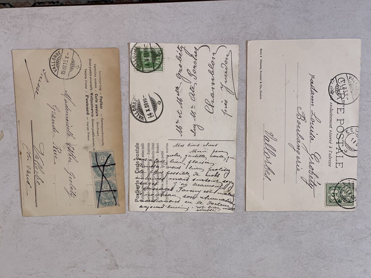 Cartoline postali: Alte Postkarten, Sammlung von 3 Stück – Usato da Strengelbach venduto da Aschatan5 1