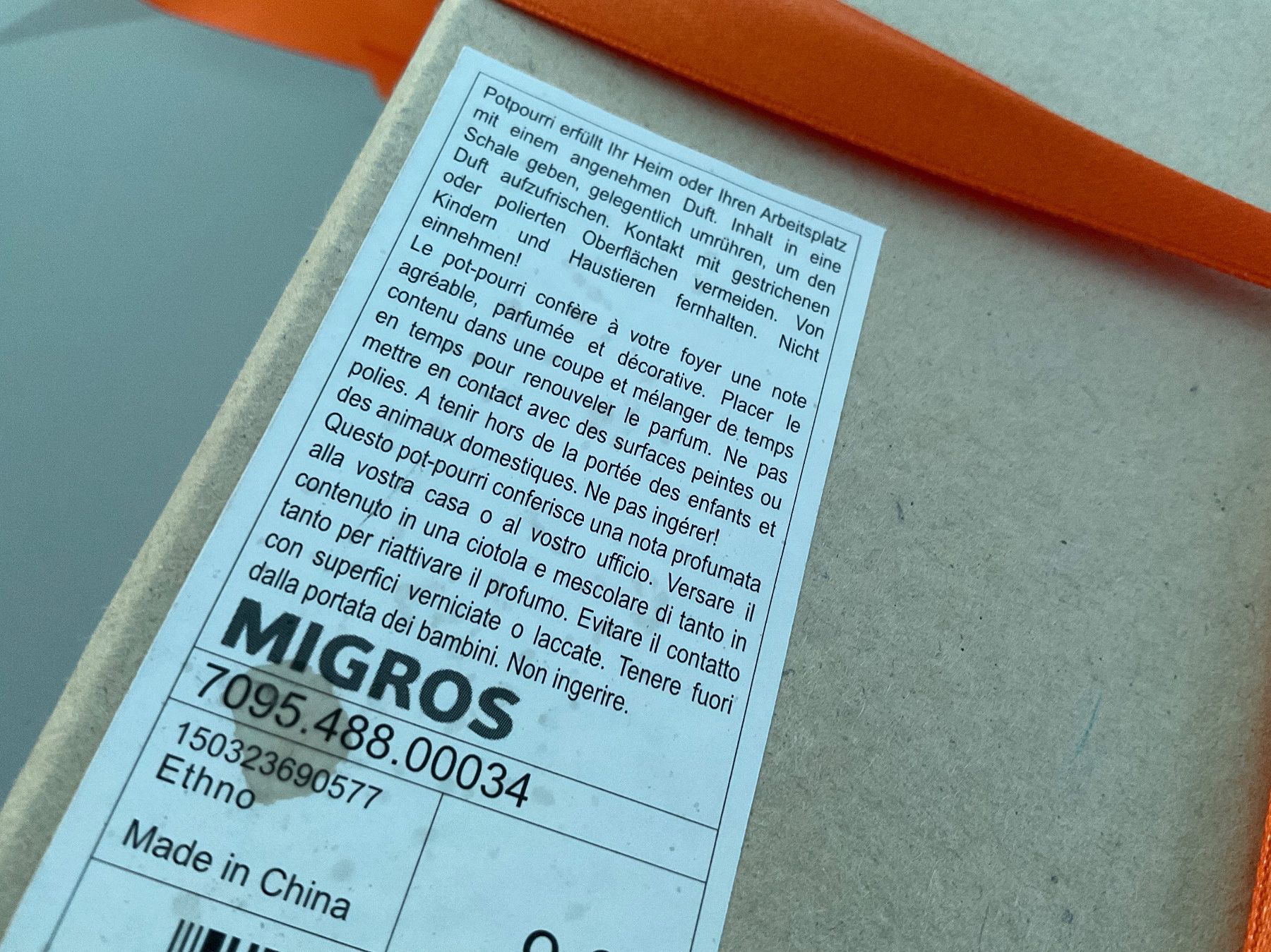 Migros Tutte le decorazioni: Duftendes Potpourri ca. 200g – Nuovo e nell'imballaggio originale da Basel venduto da cat_sq5m 1