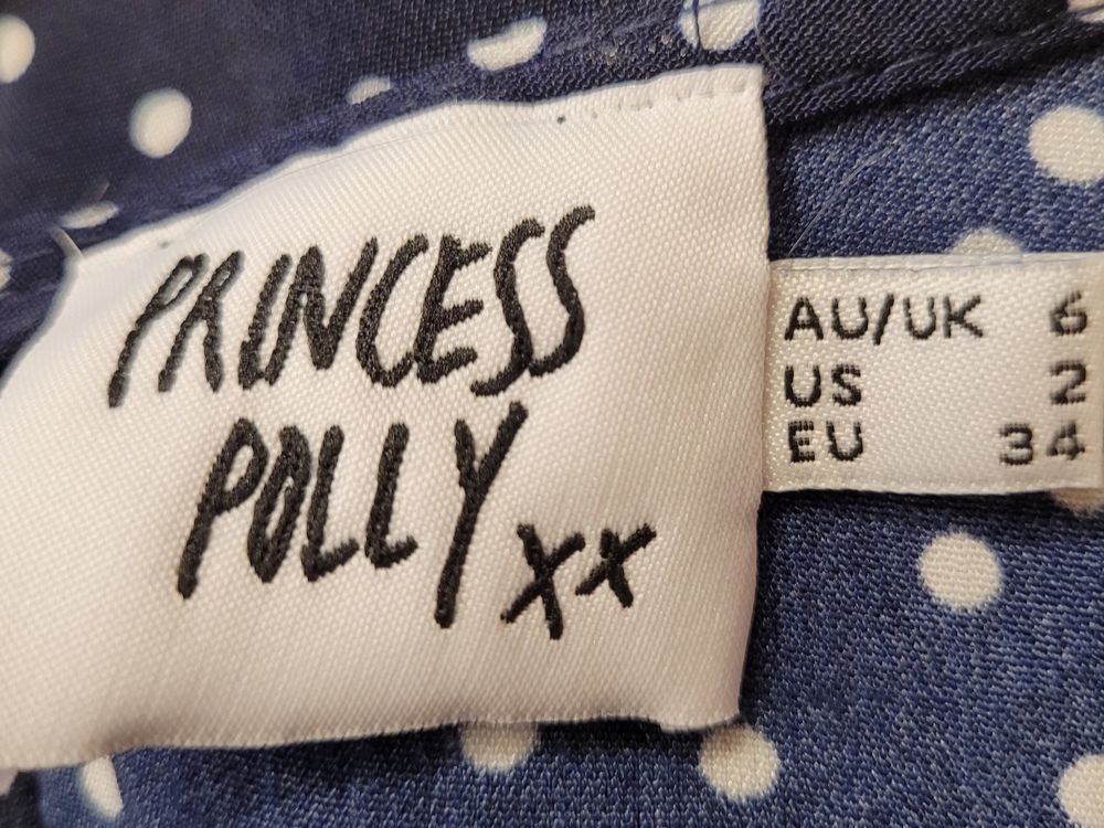 PRINCESS POLLY Robe bleu marine à pois blancs (Gebraucht) in Lausanne ...