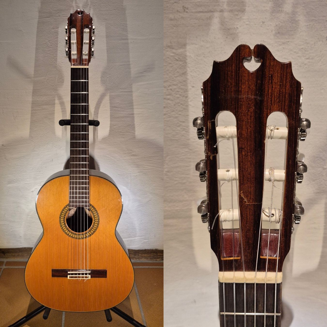 Strumenti musicali: Linkshand Akustik Gitarre Vimus 20 1982 – Usato da Winterthur venduto da NorrSydGuitars 1