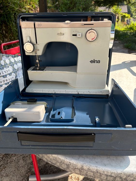 Machine à Tapis Crochetés Ye Sufan Burr – Vintage Avec Boîte D'origine – Bois Et Laiton