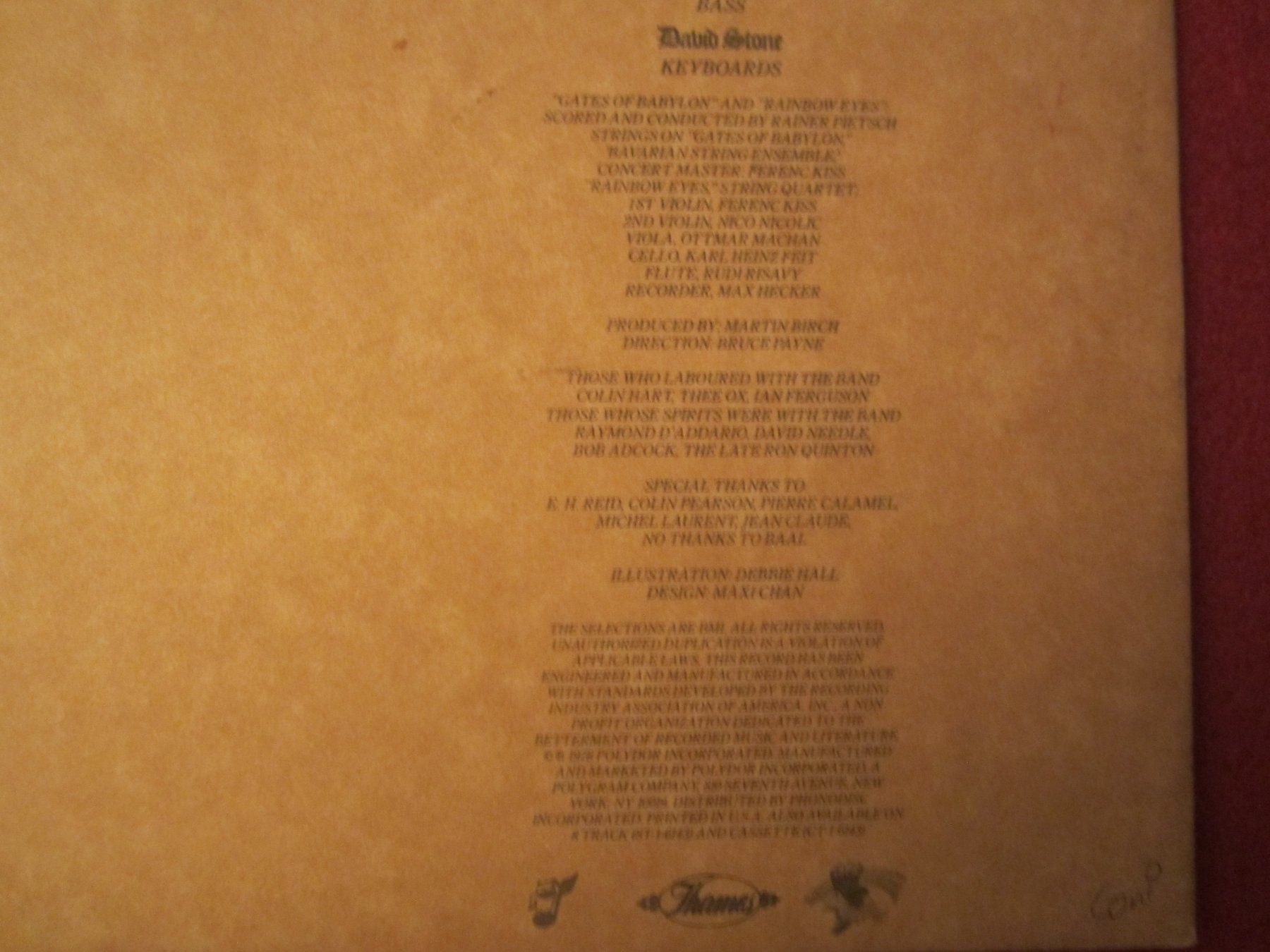 Dischi in vinile: LP- RAINBOW:LONG LIVE ROCK N ROLL!!(POLYDOR 1978) – Usato da Volketswil venduto da nemo2000 2