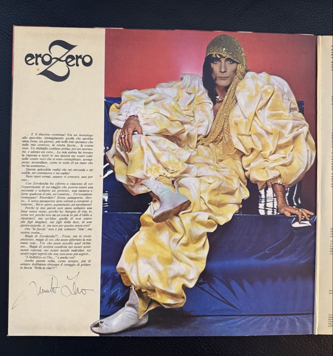 Dischi in vinile: Renato Zero - EroZero - LP Vinyl - Schallplatte – Usato da Goldach venduto da Messerguru 4