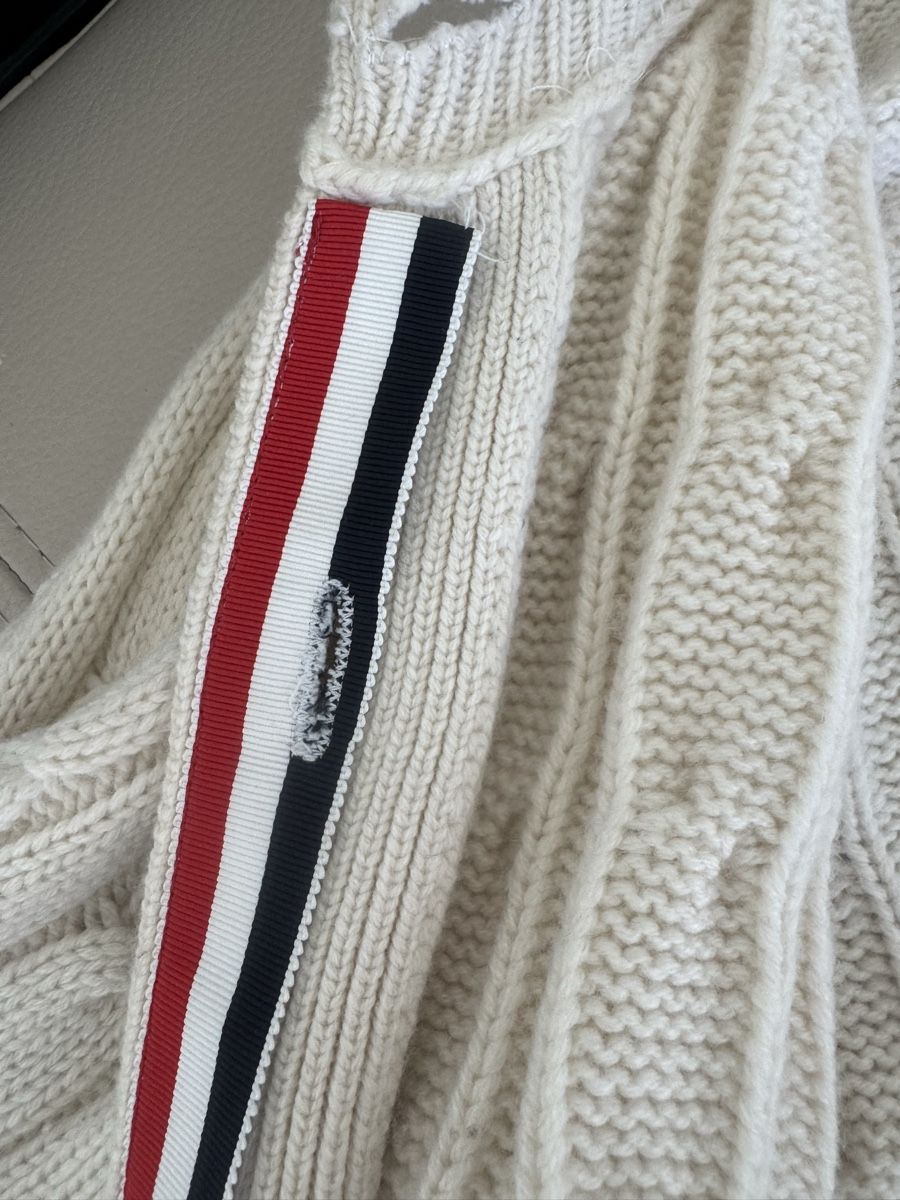 Giacche: 100% Kaschmir Thom Browne S Farbe: Creme NP 1450 CHF – Usato da Zürich venduto da LuxuryJewellery 7