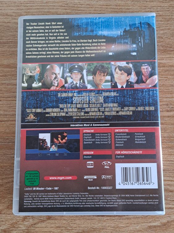 DVD Over the Top mit Sylvester Stallone aus 1987 (Gebraucht) in ...