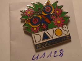 1 Davos Frühlingsland Pin mit Schmetterling Motiv (U1128)