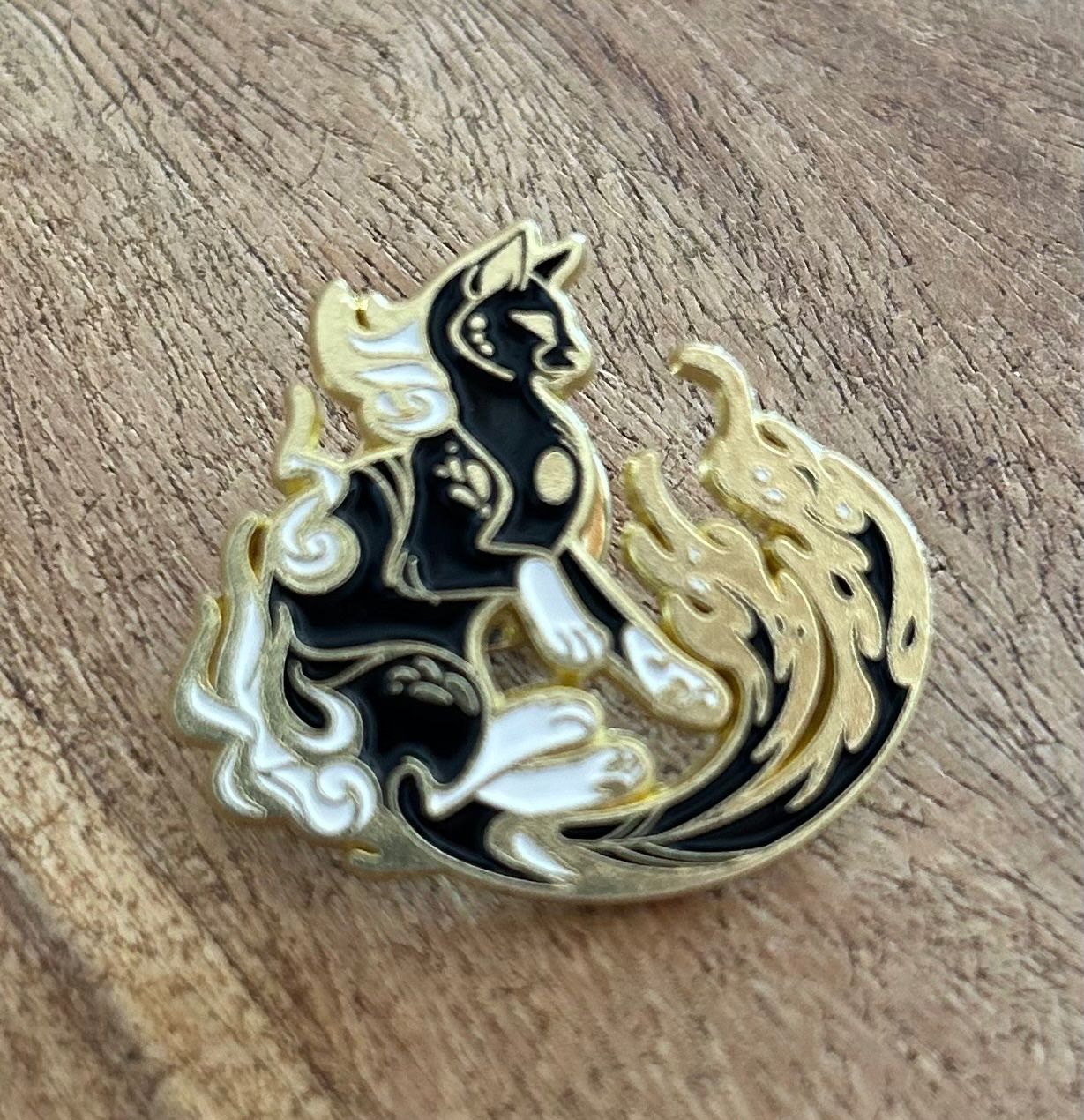Plaketten & Abzeichen: Pin Katze Gothic / Fantasy – Neu und originalverpackt aus Geneve von vane267