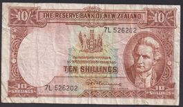 Neuseeland 10 Shillings 1960