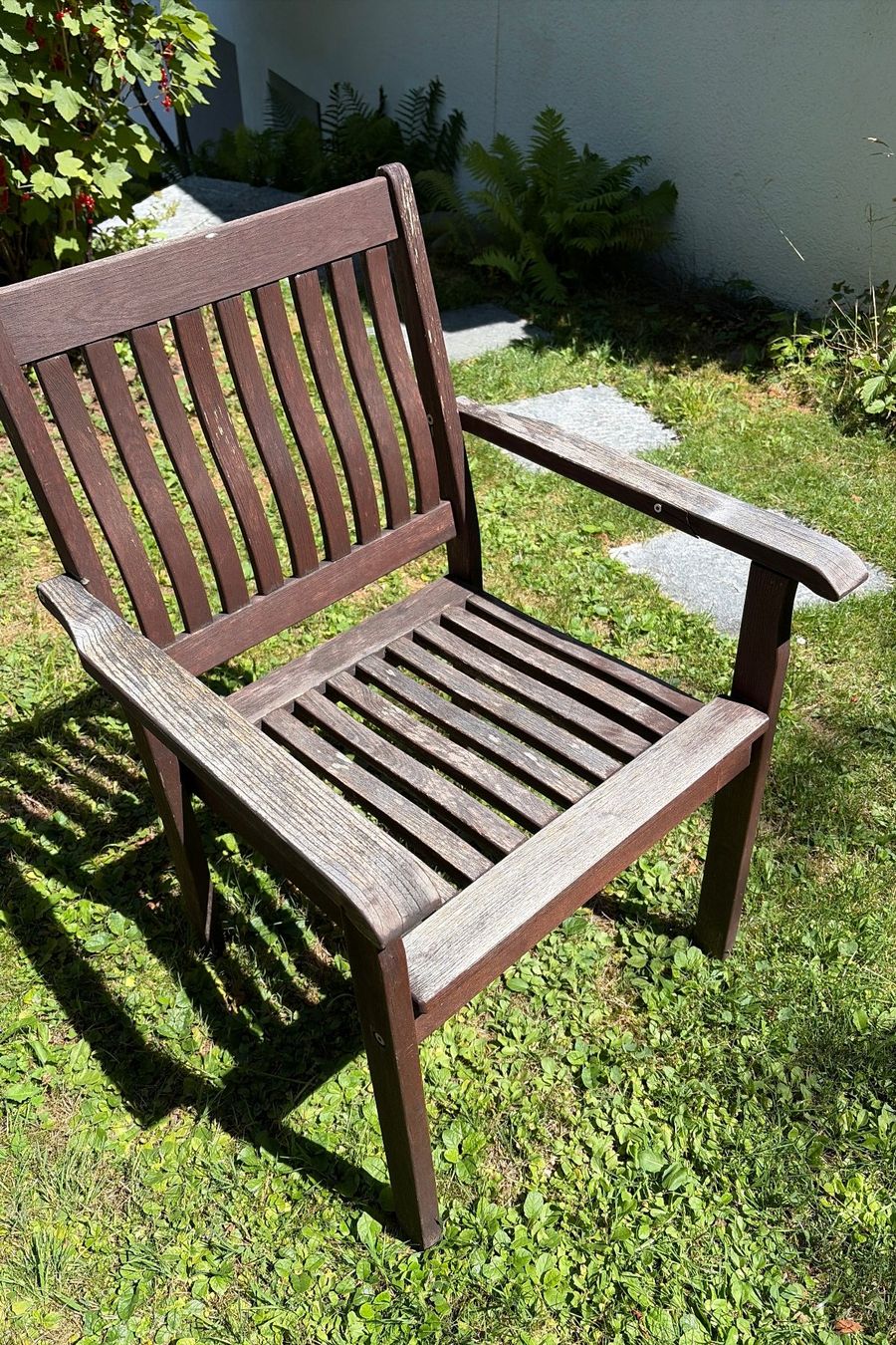 Pfister Sedie: 4 Gartensessel aus Holz – Usato da Ebmatingen venduto da Ramses1896 4