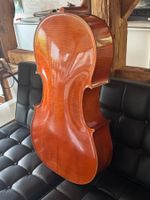 spannendes 4/4 Cello, ca. 30-40 Jahre, mit Koffer und Bogen