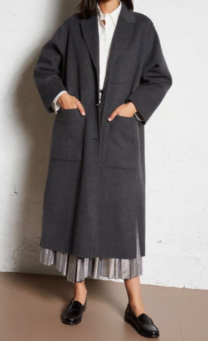 Max Mara Cappotti: Weekend MaxMara Wollmantel grau, Gr. 50, NEU! – Nuovo e nell'imballaggio originale da Arbon venduto da andizue 4