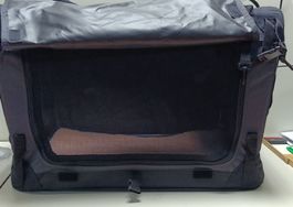 Robuste Hundetransportbox für Auto,(em455)