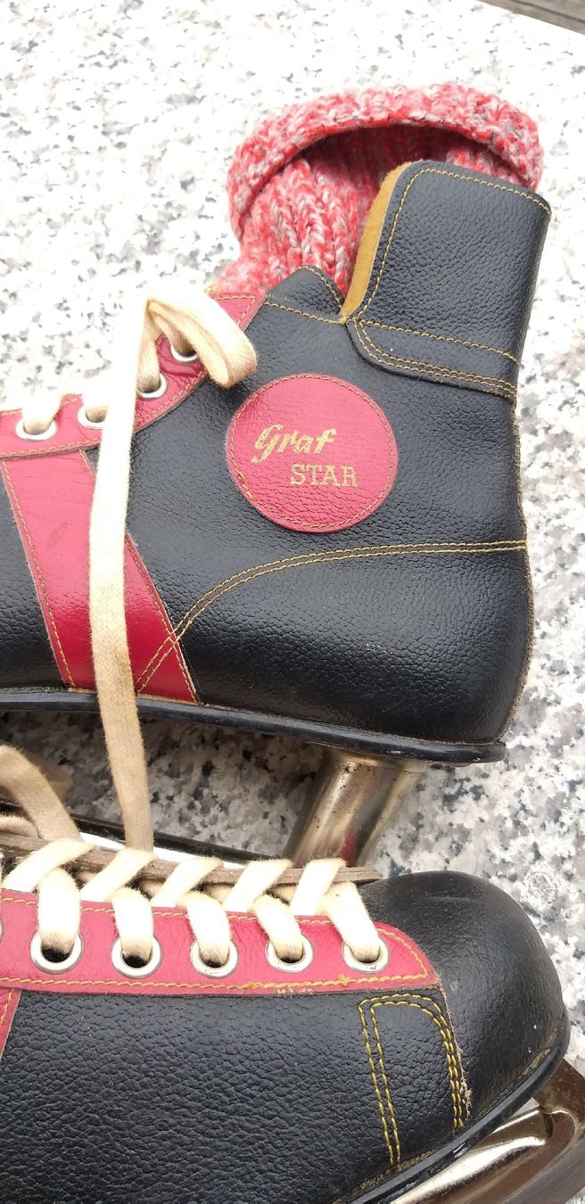Graf Pattini da ghiaccio: Vintage Schlittschuhe – Usato da Rodels venduto da sol_pq169 5