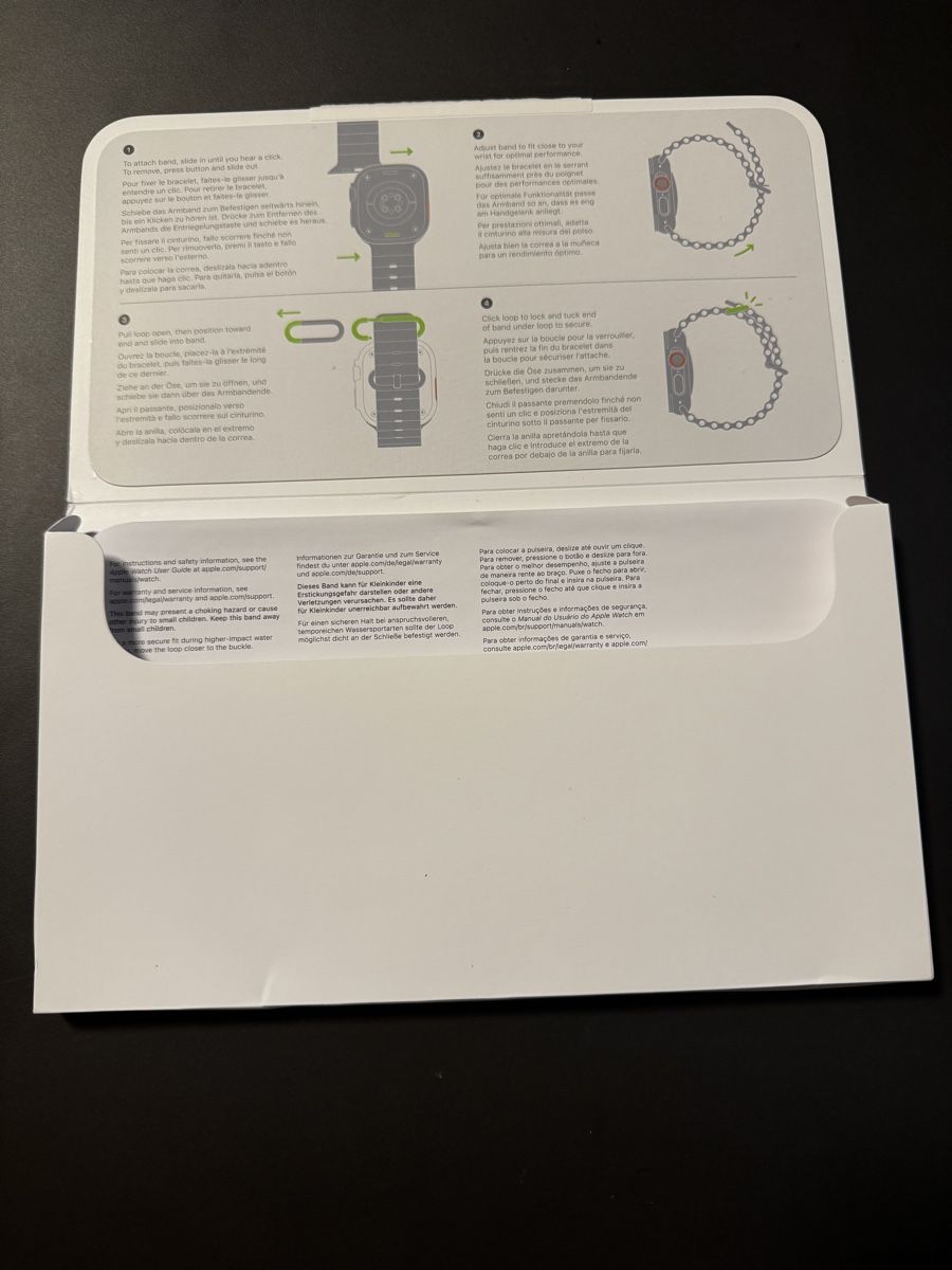 Apple Bracelets: Bracelet Apple Watch Ultra blanc – D'occasion à Petit-Lancy par bou_7vrk 3