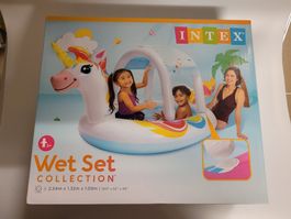 Kinderpool Einhorn mit Wassersprüher Ab 2 Jahren