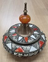 Boîte décorative métal et pierre