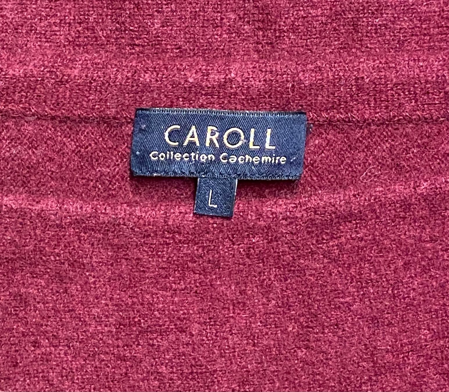 Caroll Pullover & Sweatshirts: CAROLL Pull bordeaux 100% cachemire t.L – Gebraucht aus Genève von kik_8jd6 1