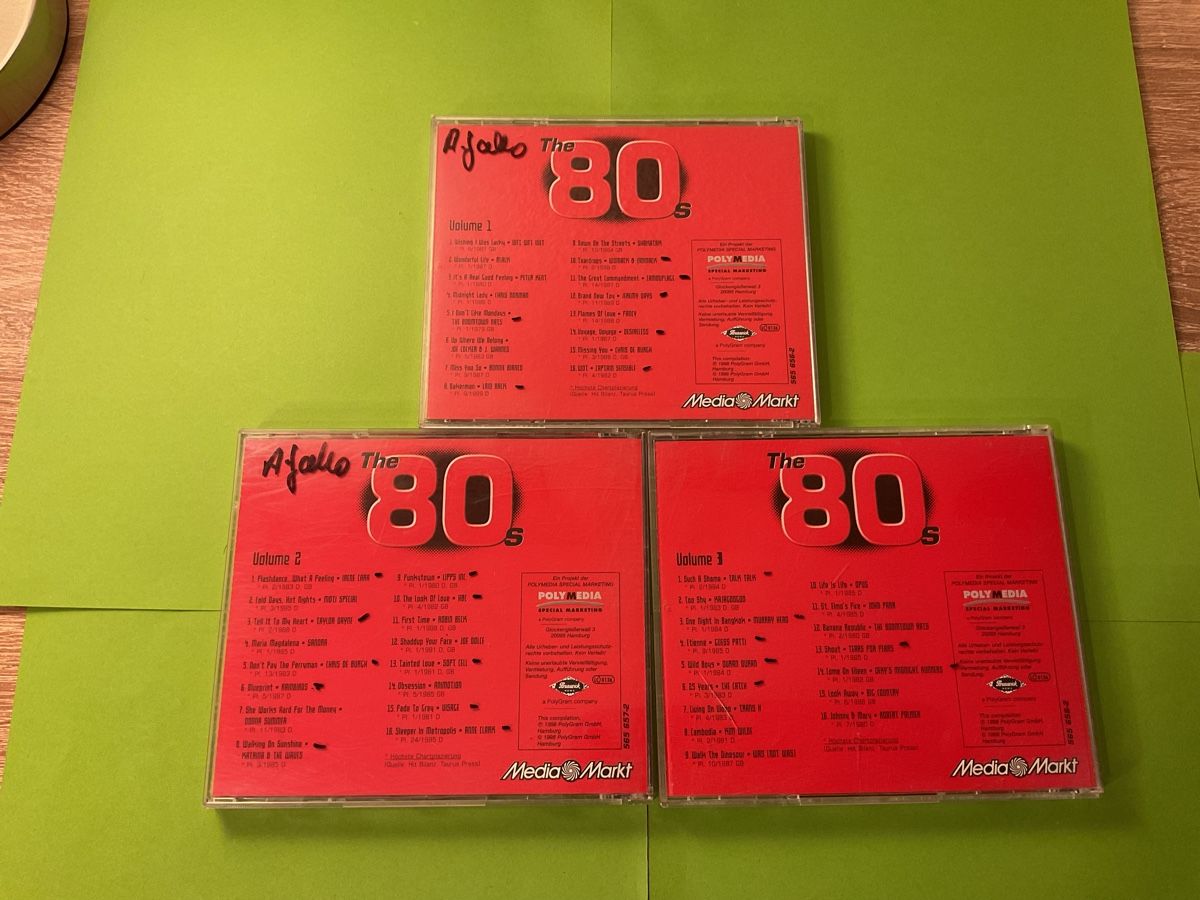 CD: The 80s CD Sammlung - Volume 1, 2 & 3 - Super Hits! – Usato da Steinach venduto da Quarkie 1