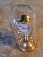 Wunderschöne Vintage Uhr unter Glaskuppe fürs Puppenhaus