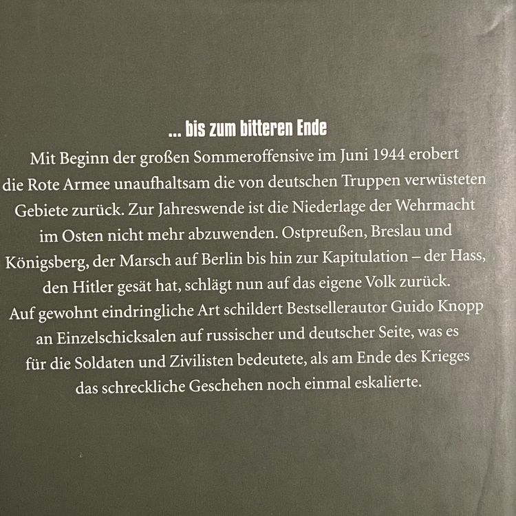 Der Sturm Kriegsende im Osten | Kaufen auf Ricardo