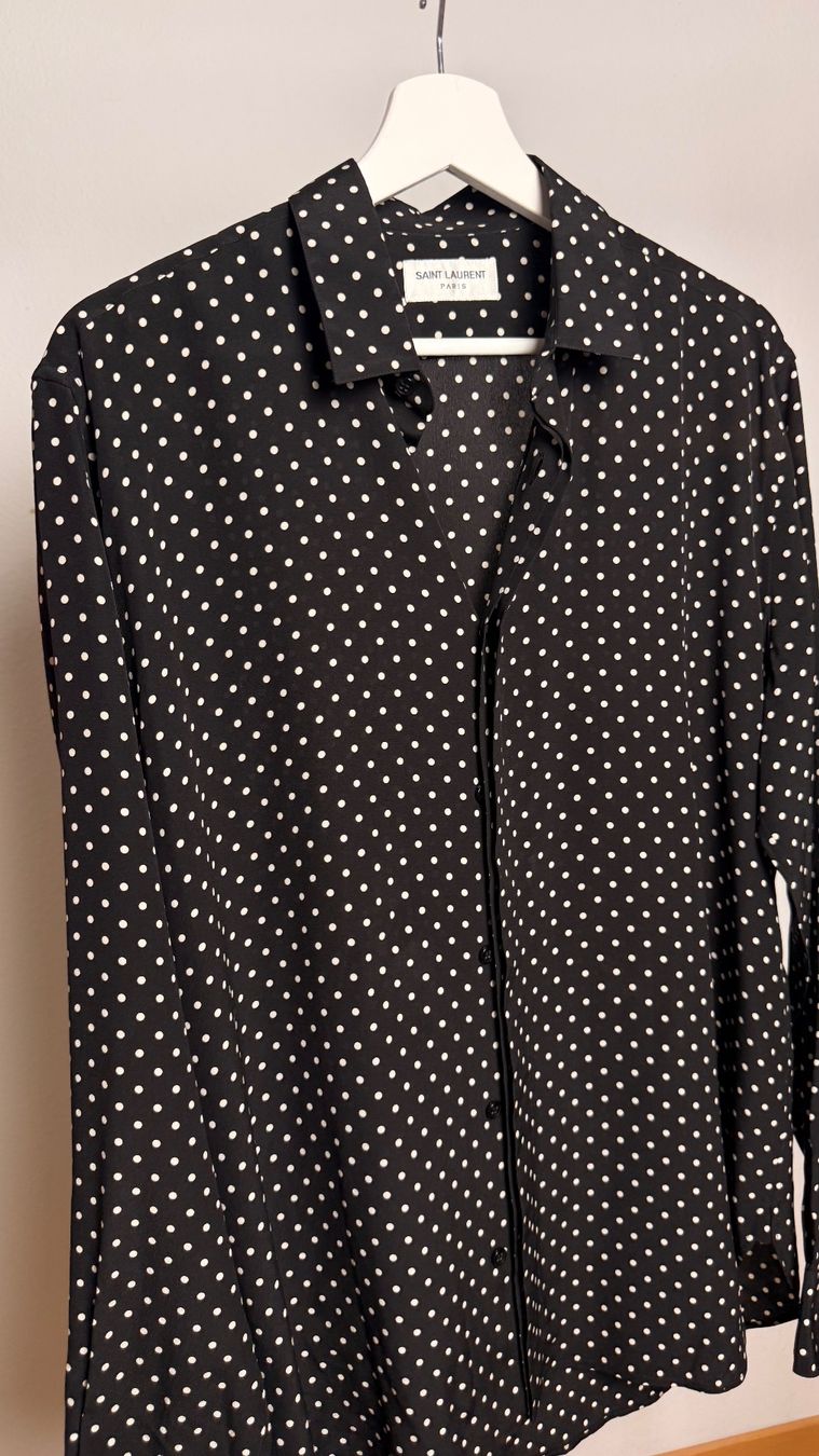 Saint Laurent Hemden: Saint Laurent Punkte schwarz – Neu (gemäss Beschreibung) aus Burgdorf von ime_f9f6 5