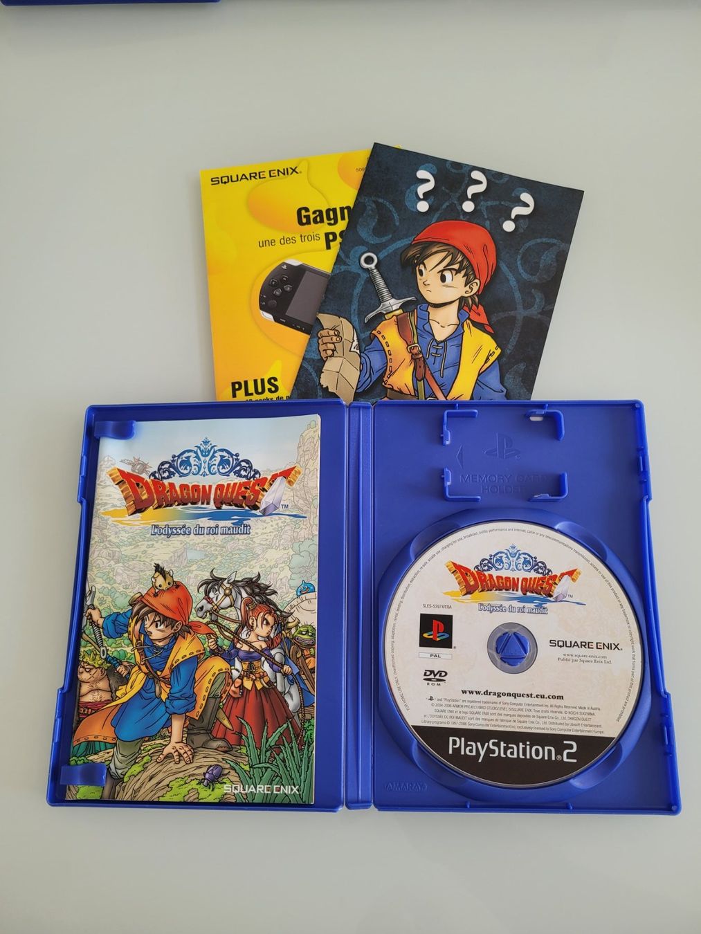 Jeu Dragon Quest : L'Odyssée Du Roi Maudit PS2 - Complet (Pal FR) - Très Bon état