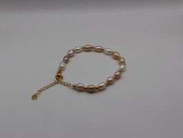 **NEU** Armband aus echte Süsswasserperlen