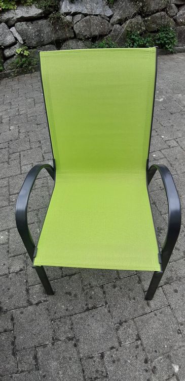 4 Stück Kunststoff Stapelstuhl Mojawo PINONA Grün-DPIO120VE-4