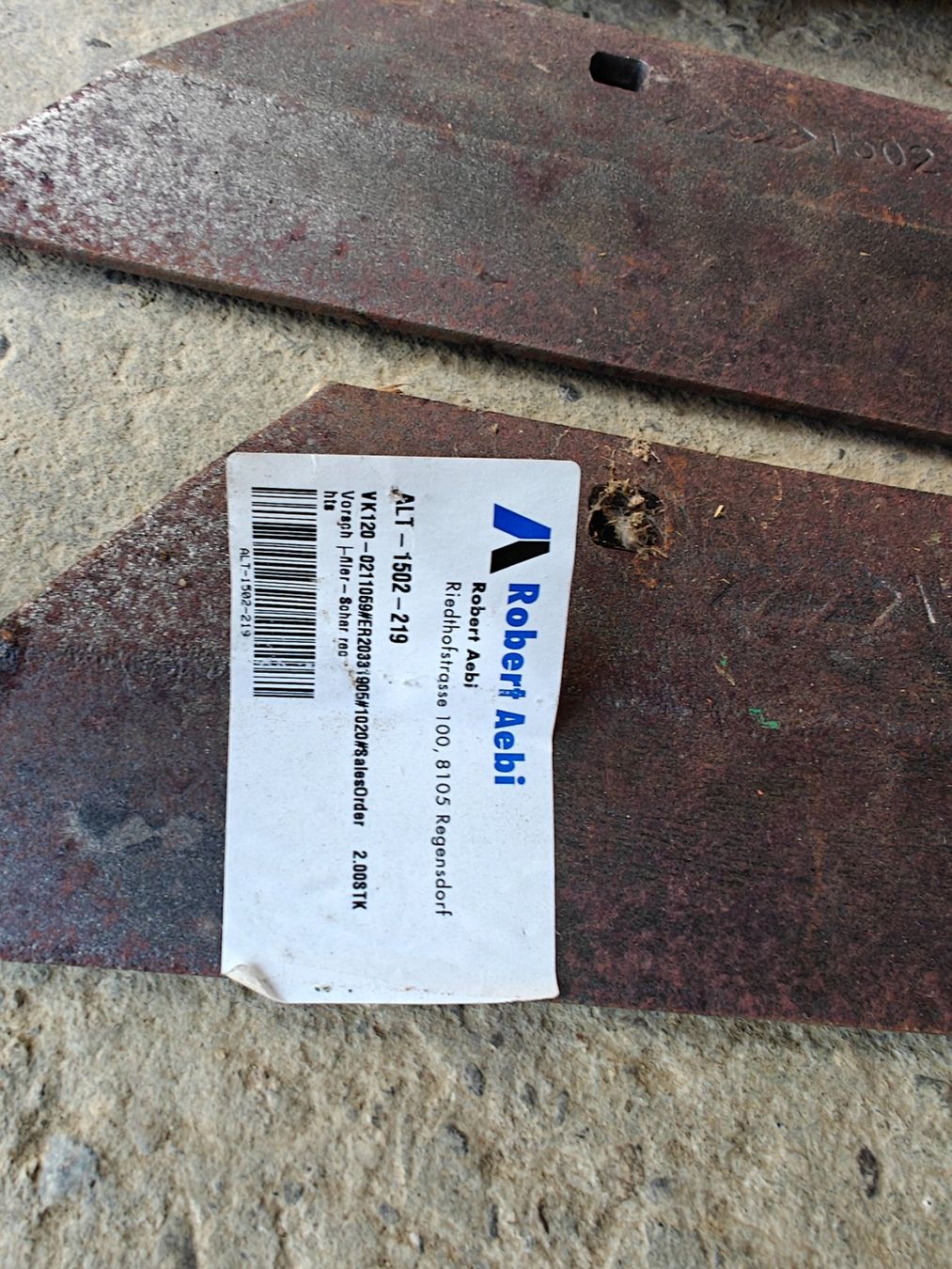 Pflüge: Pflug Althaus – Gebraucht aus Klarsreuti von Fredsch 7