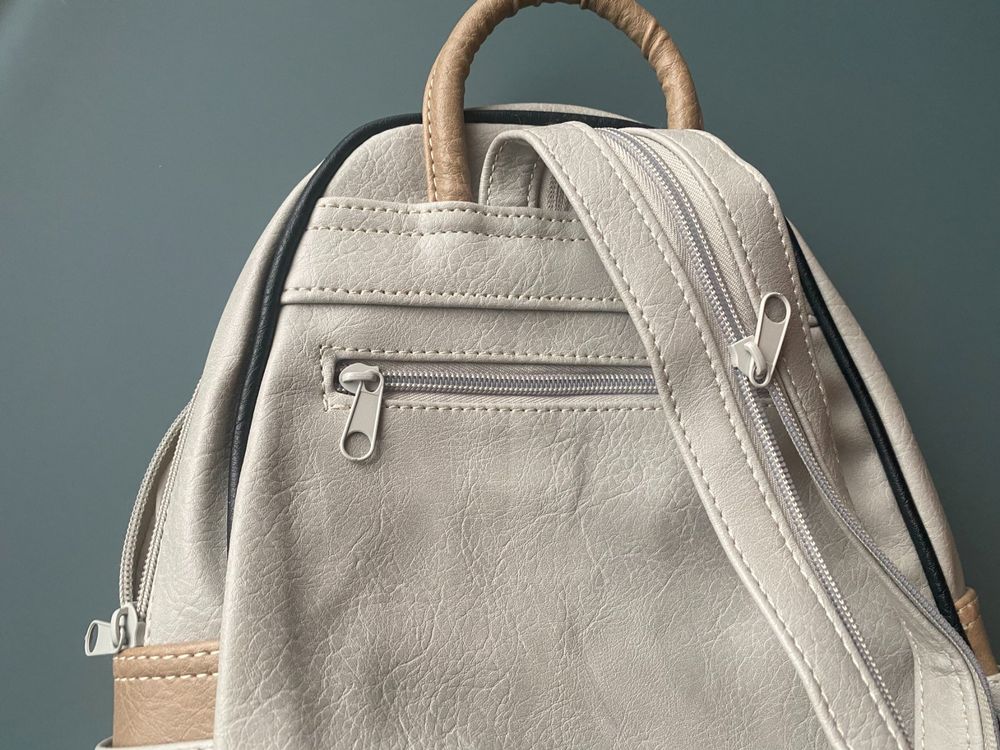 Verwunderlich Damen Rucksack Beige Fotos