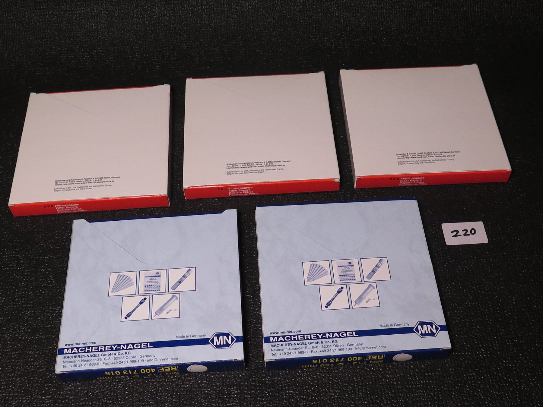 Sanitari: 5x Schleicher + MN 150mm Filterpapier, NEU – Nuovo (secondo la descrizione) da Basel venduto da Deko1 3