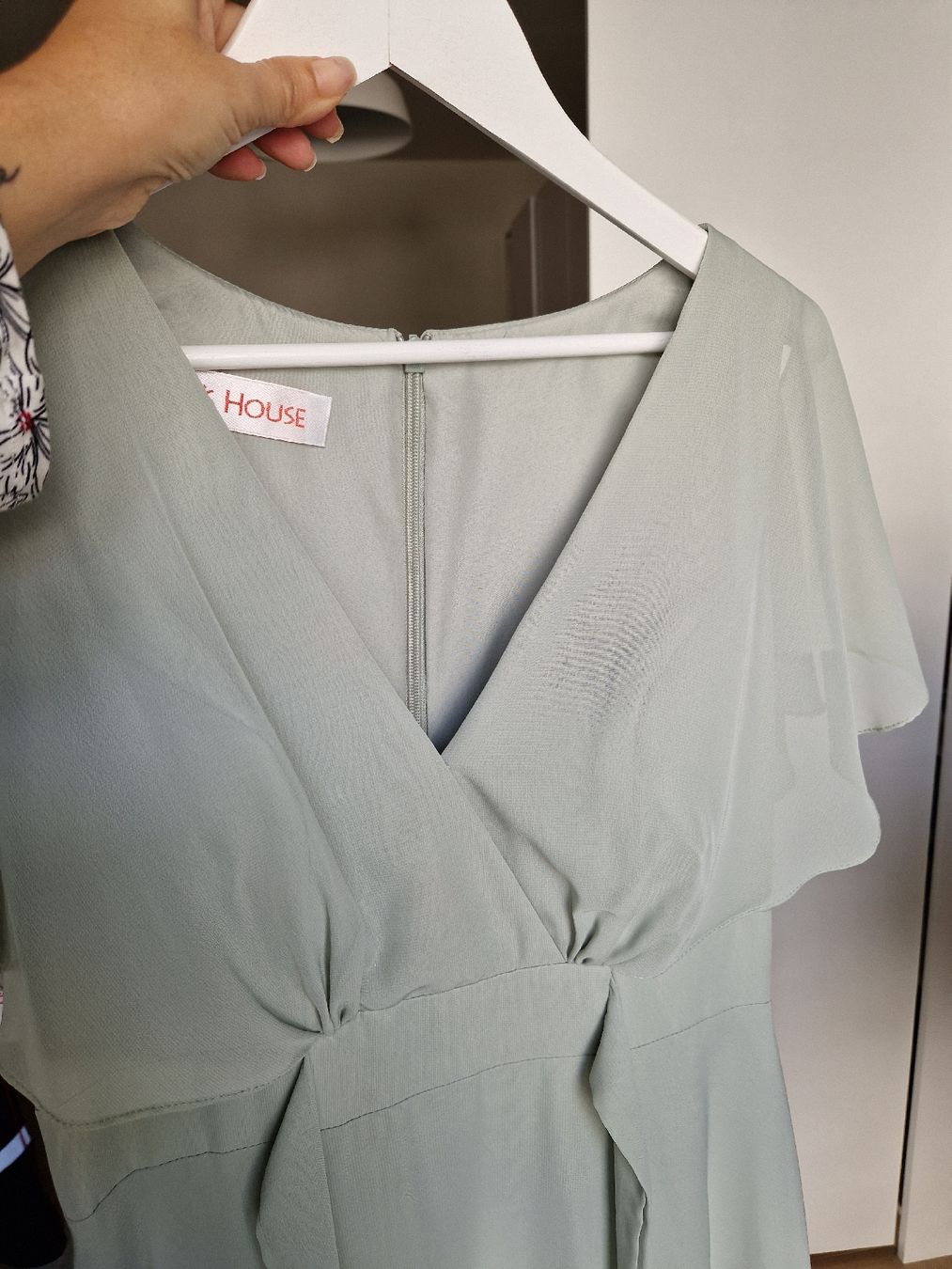 JJ’s House Vestiti: Robe longue élégante vert sauge, taille M – Usato da Gland venduto da LeDressingdeLaura 1