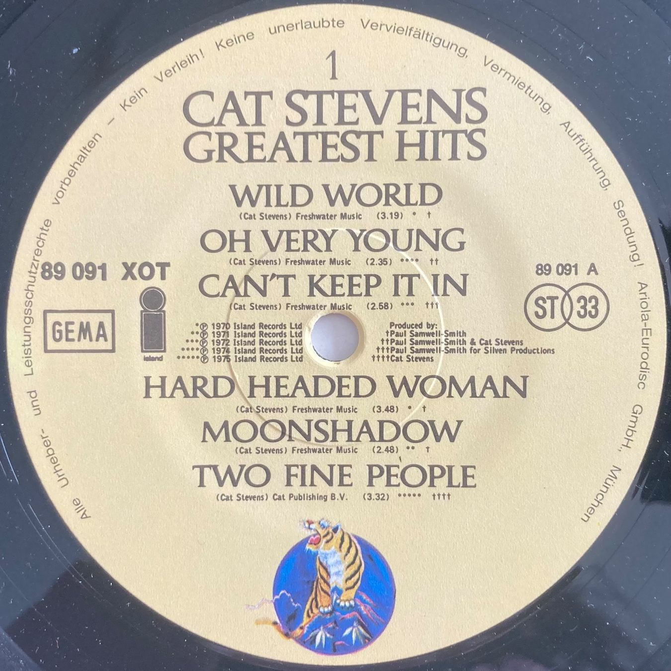 Dischi in vinile: CAT STEVENS - GREATEST HITS – Usato da Poliez-Pittet venduto da Newtown-Records 2